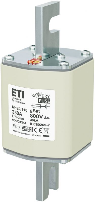 Eti NHS2/110 gBat 250A/800V DC