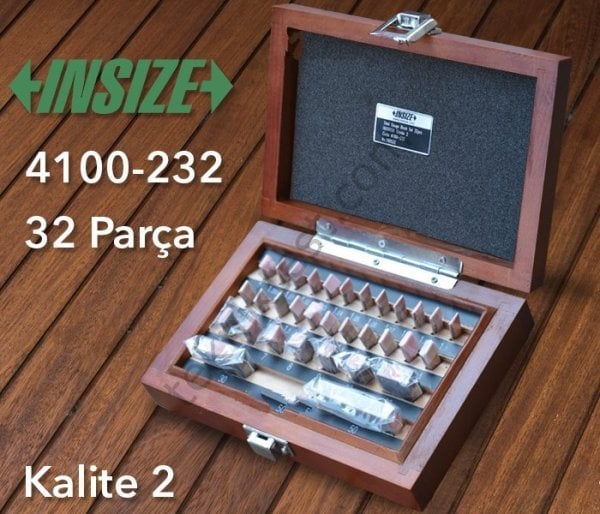 İnsize 4100-232 Johnson Mastar Seti (Kalite 2)