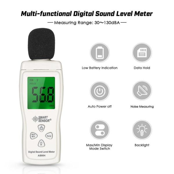 Smart Sensor AS 804 Ses Seviyesi Ölçüm Cihazı