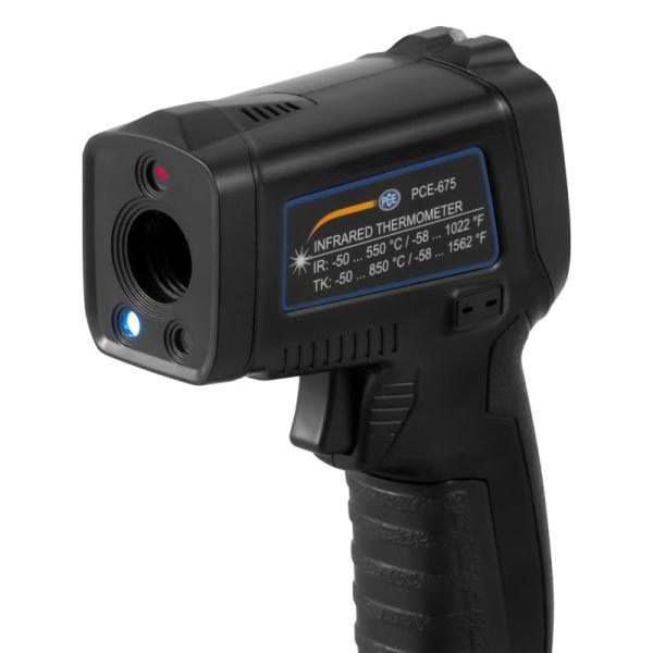 PCE-675 İnfrared Ve K tipi Problu Termo-Higrometre (-50 ... 550 °C )  (13:1 )