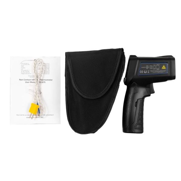 PCE-675 İnfrared Ve K tipi Problu Termo-Higrometre (-50 ... 550 °C )  (13:1 )