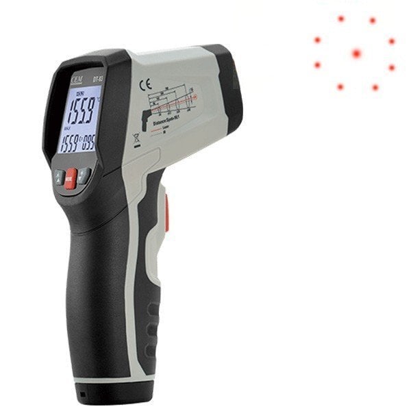 Cem DT835 Dairesel Lazer Işıklı Termometre (-50°C ... +800°C) (16:1)
