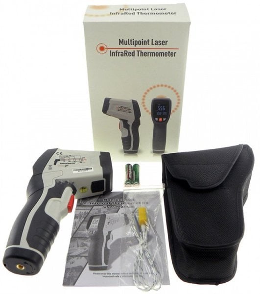 Cem DT835 Dairesel Lazer Işıklı Termometre (-50°C ... +800°C) (16:1)