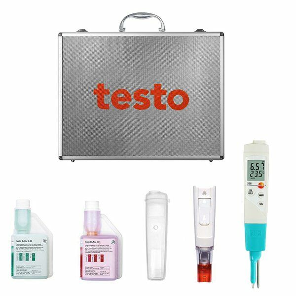 Testo 206 pH2 set ph/sıcaklık ölçüm cihazı seti