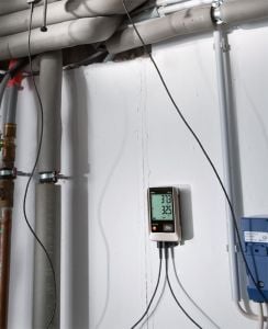 Testo 176 T4 Sıcaklık veri kayıt cihazı, harici sensör