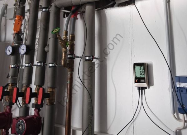 Testo 176 T4 Sıcaklık veri kayıt cihazı, harici sensör