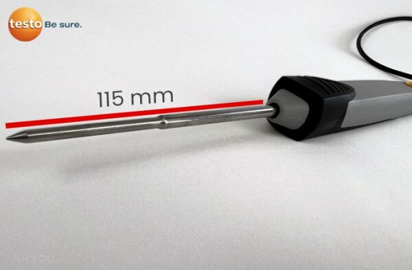 Testo 0613 1212 NTC Özellikli Sıcaklık Ölçer Prob 150°C