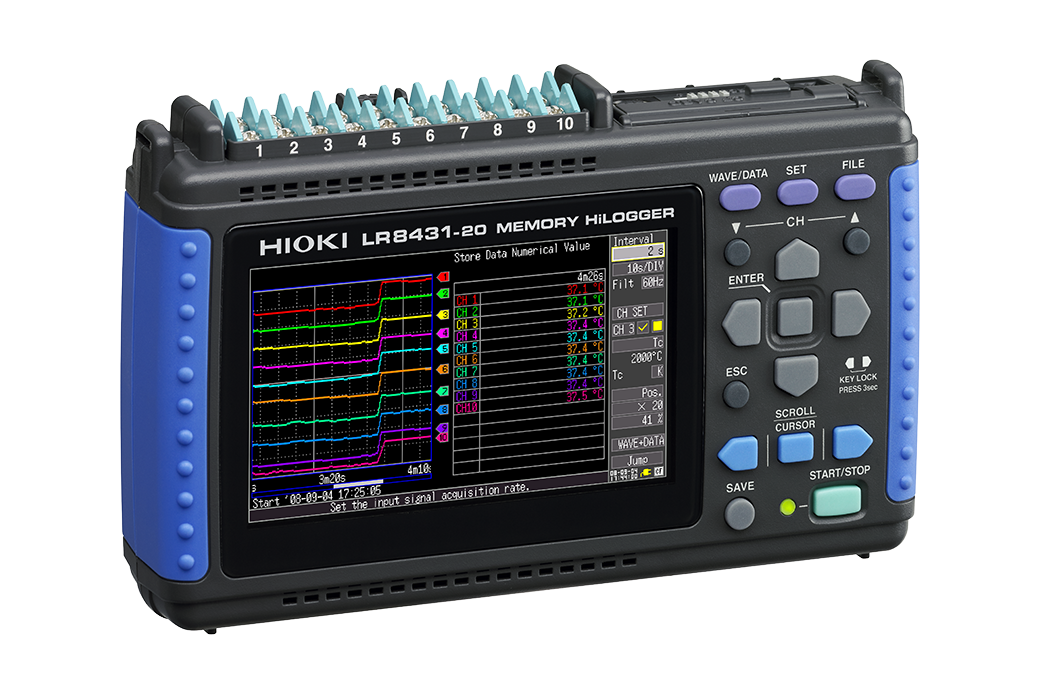 Hioki LR8431-20 10 Kanal Datalogger