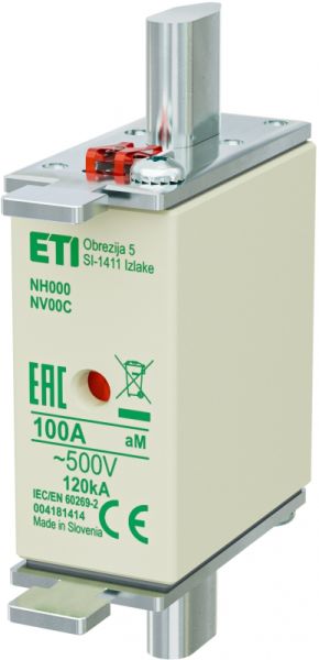 Eti NH000 aM 100A/500V