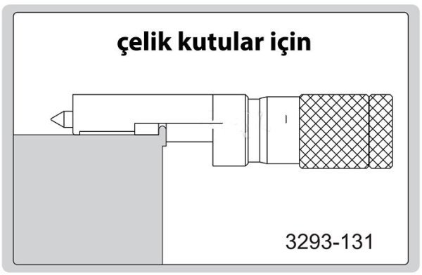 İnsize 3293-131 Kenet Mikrometresi 0-300 mm