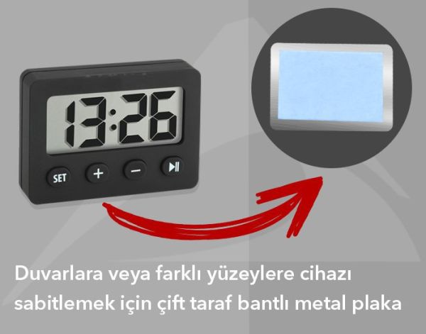 TFA 60.2014.01 Dijital Zamanlayıcı ve Kronometre