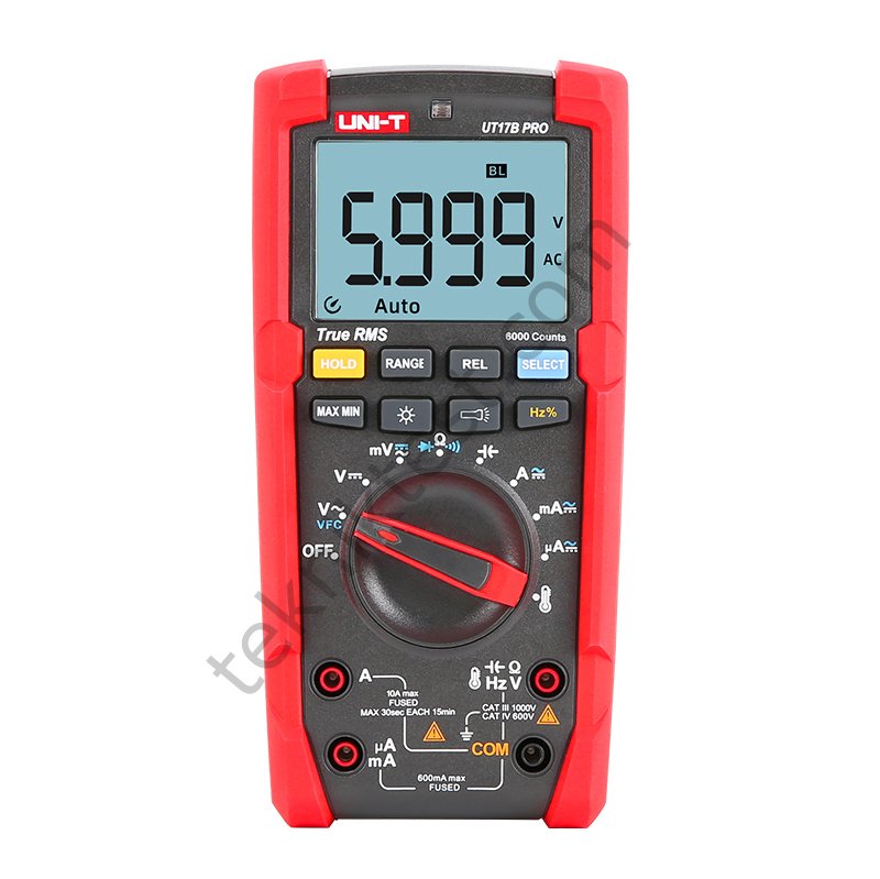 Uni-t UT17B PRO 1000V True RMS Dijital Multimetre