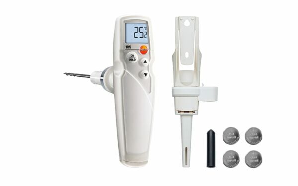 Testo 105 Burgulu Batırmalı Termometre (Donmuş Ürünler İçin)