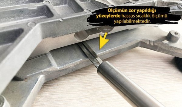 WRNM-103 İnce Sensörlü K Tipi Yüzey Sıcaklık Ölçer