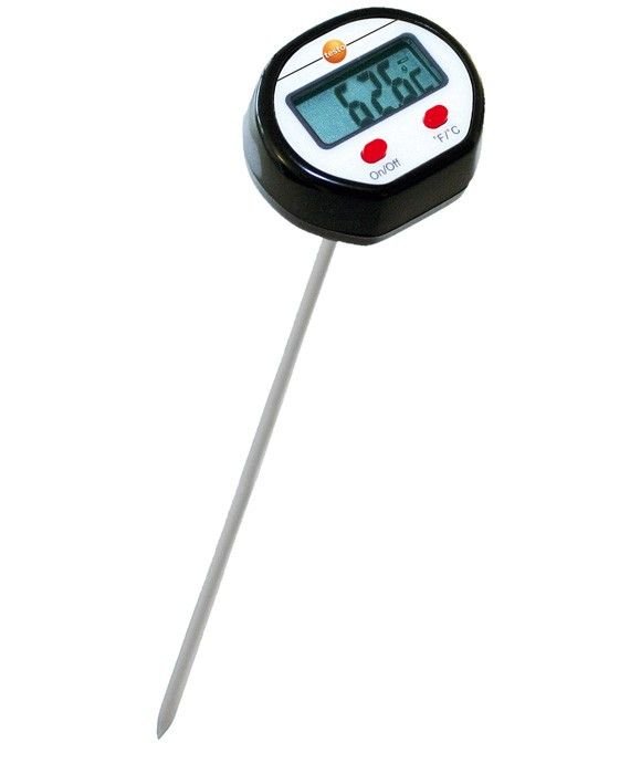 Testo Üstten Göstermeli Mini Termometre 20.5cm Prob