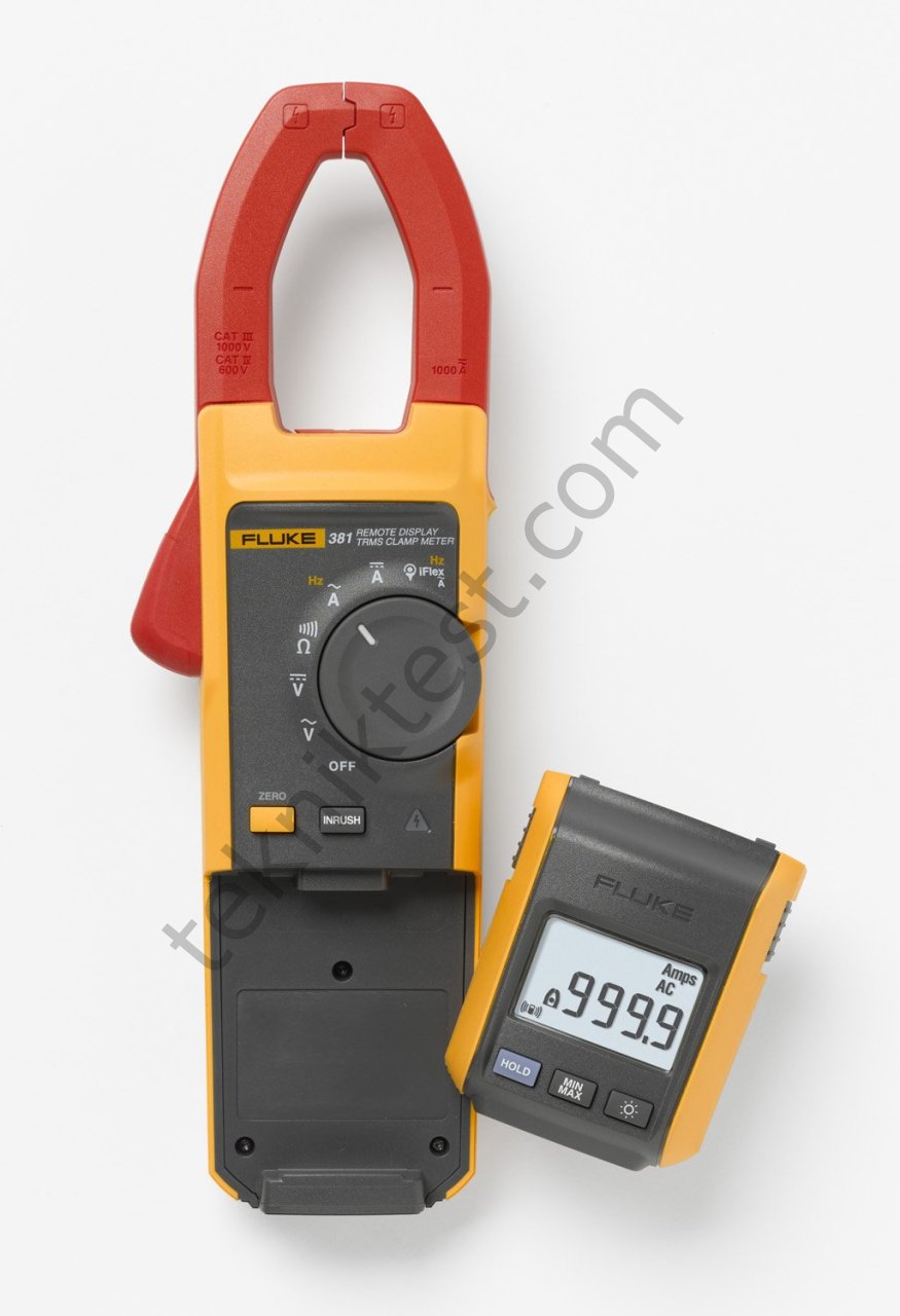 Fluke 381 AC/DC TRMS Pensampermetre - Uzaktan Ekranlı