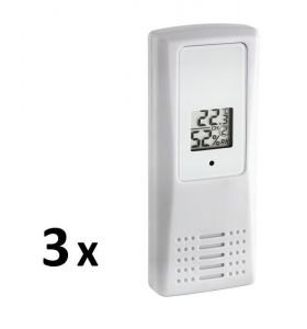 TFA 30.3054.10 Klima Monitörü 3 transmiterli Termo-higrometre