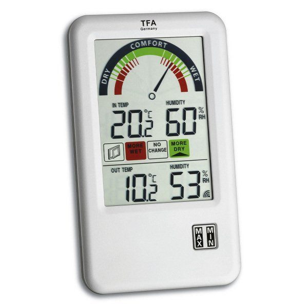 TFA 30.3045 'BELAİR' Wireless Sensörlü Isı ve Nem Ölçer