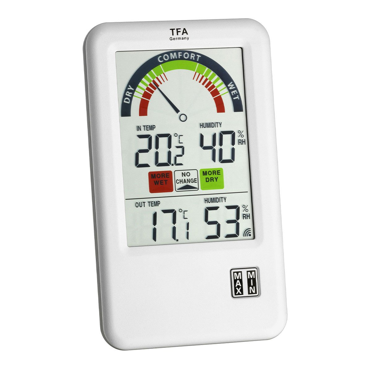 TFA 30.3045 'BELAİR' Wireless Sensörlü Isı ve Nem Ölçer