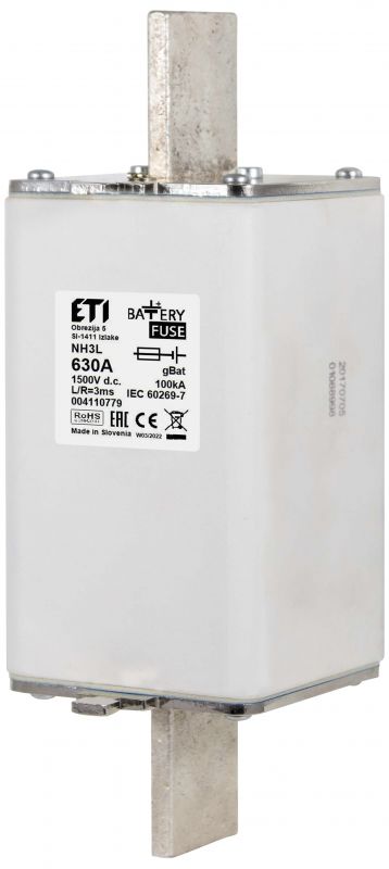 Eti NH3L gBat 500A/1500V DC