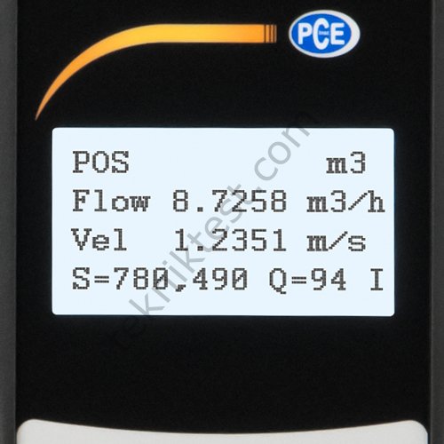 PCE-TDS 100HSH+ (Sıcaklık/Isı Ölçerli Ultrasonik Debimetre)
