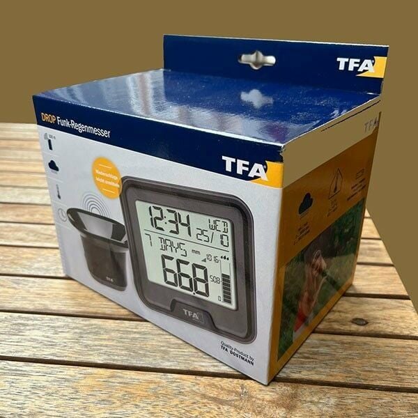 TFA 47.3005.01 'DROP' Kablosuz Yağmur Ölçer (  Plüviyometre )