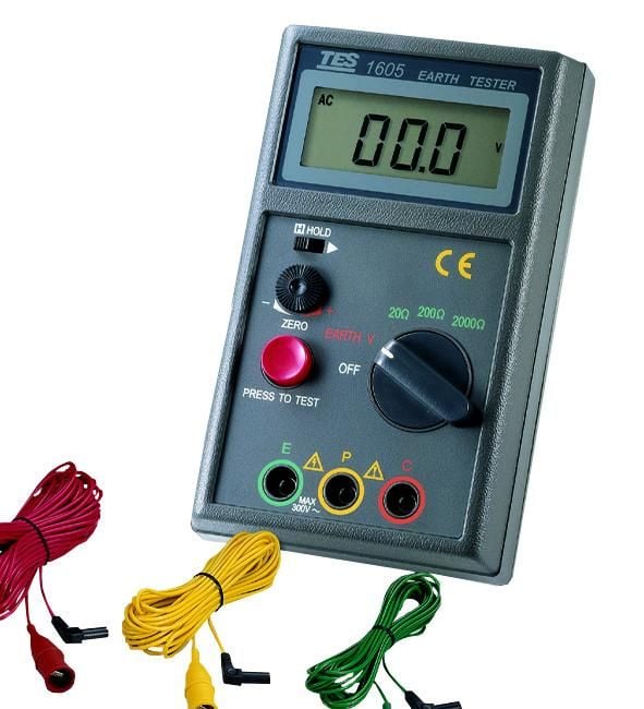 Tes 1605 Dijital Toprak Direnci ölçer