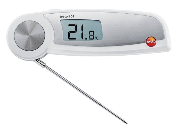 Testo 104 Su geçirmez, katlanabilir sıcaklık ölçüm cihazı