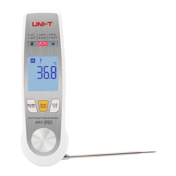 Uni-t A63 2'si 1 Arada Yemek Termometresi