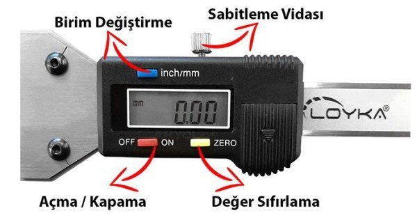KMP-D25 Lastik Derinlik Kumpası 0-25 mm