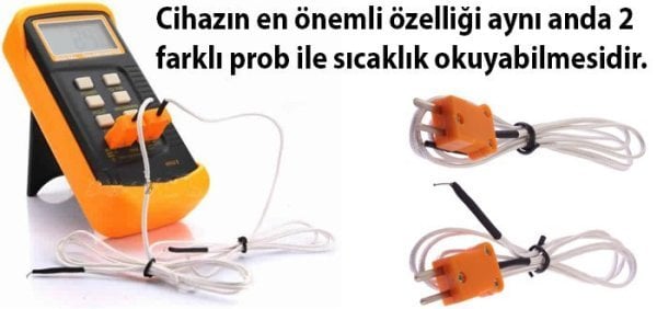 LOYKA 6802 Çift Kanallı K tipi Prob Okuyucu