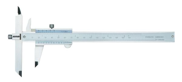 ACCUD 162-012-14 Mekanik Merkez Mesafesi Ölçüm Kumpası 162 Serisi 0.05mm - 0-300mm