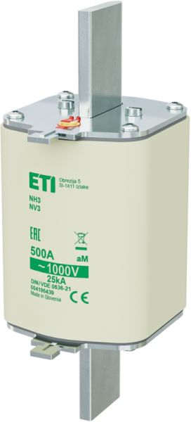 Eti NH3/85 aM 500A/1000V