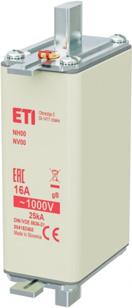 Eti NH00/78 gB 16A/1000V