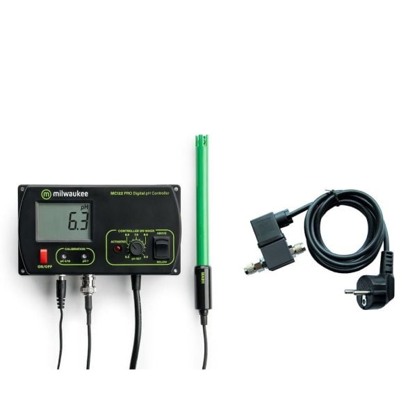 Milwaukee MC122 pH Ölçer - Selenoid Valfi Dahil - pH Metre Monitör