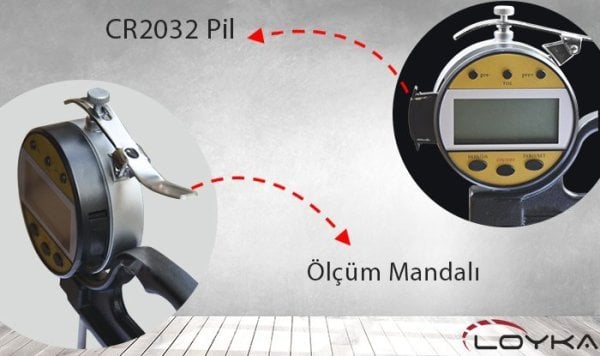 5332-25 Geniş Ağızlı Kalınlık Komparatörü (0.01 MM-120MM)