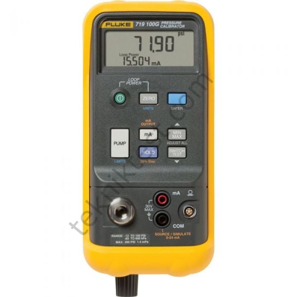 Fluke 719 100G Elektrikli Basınç Kalibratörü