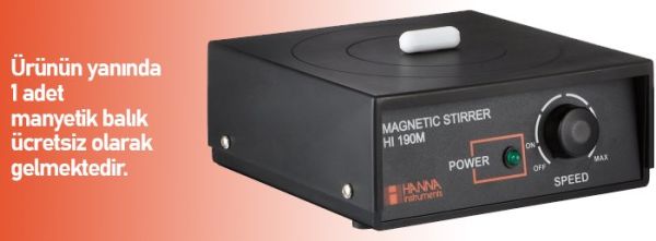 Hanna HI190M-2 Mini Manyetik Karıştırıcı