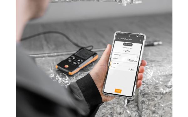 Testo 416 Kanal İçi Ölçümler İçin Anemometre