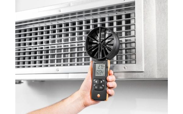 Testo 417 Geniş yüzey pervane anemometresi