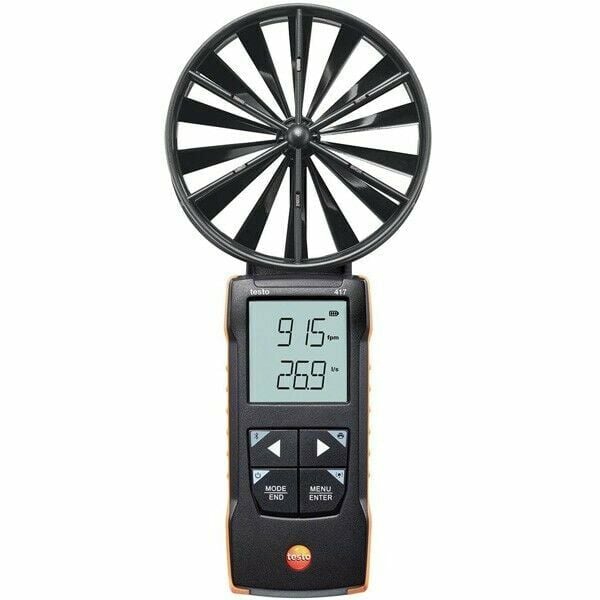 Testo 417 Geniş yüzey pervane anemometresi