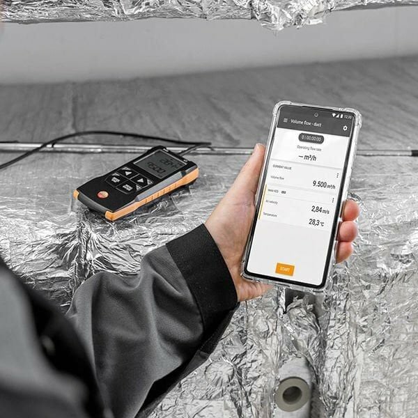 Testo 425 Termal akış hızı problu anemometre