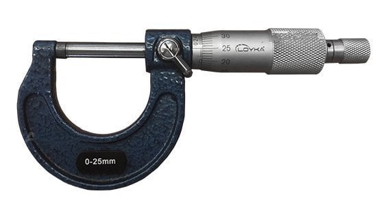 5208 Mekanik Mikrometre 0-25 mm 0.001 mm Hassasiyetli