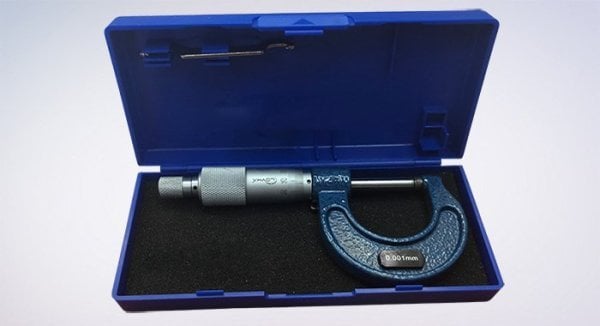 5208 Mekanik Mikrometre 0-25 mm 0.001 mm Hassasiyetli