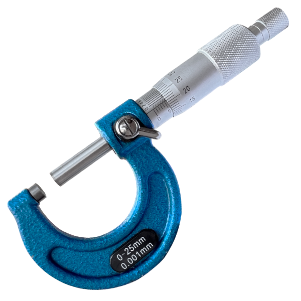 5208 Mekanik Mikrometre 0-25 mm 0.001 mm Hassasiyetli