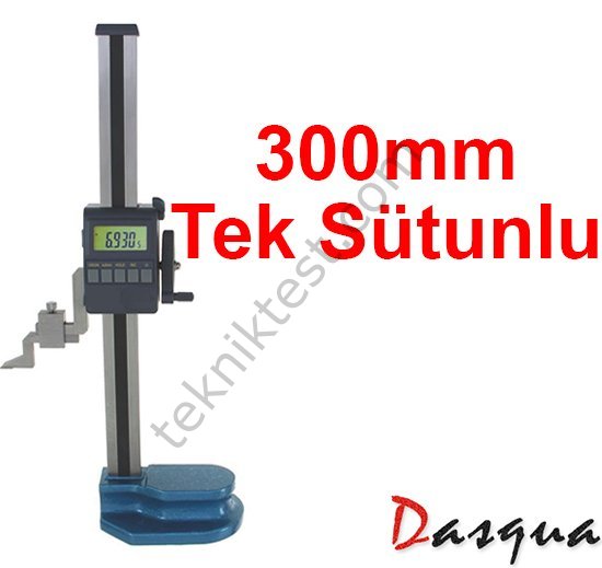 Dasqua 3130-8103 Tek Sütunlu Dijital Mihengir 300 mm