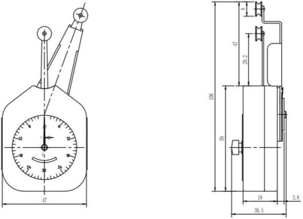 DTF-100 İp Gerginliği Ölçer
