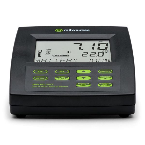 Milwaukee MW151 MAX pH Metre - Masaüstü pH ORP Ölçer - USB