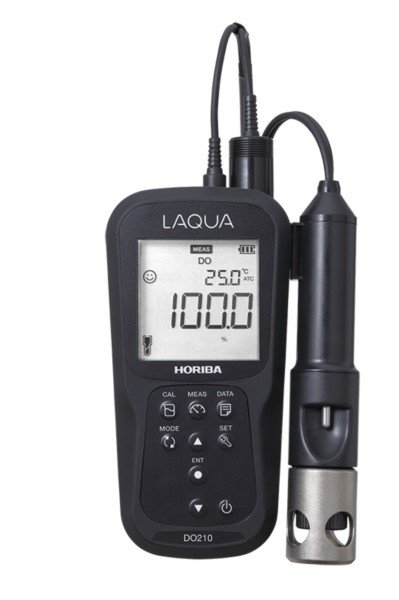LAQUA DO210-K Taşıma çantasında DO210 Çözünmüş Oksijen el tipi ölçüm cihazı, 9552-20D Galvanik DO probu, 2m kablo