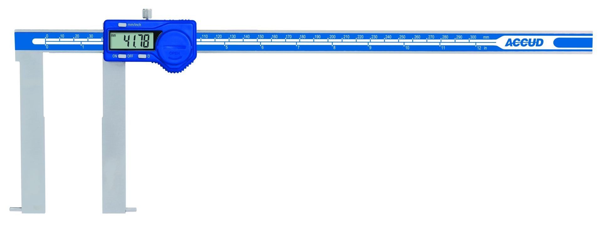 ACCUD 136-012-13S Dijital İç Çap Kumpası-Pimli 136 Serisi - Uzun Çeneli 110mm